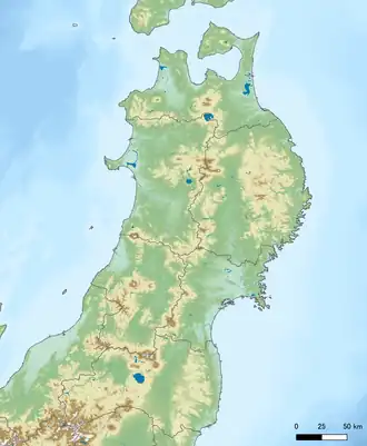 2019 Yamagata earthquake is located in Tohoku, Japan