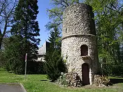 Old tower near the Montjoyeux manor house