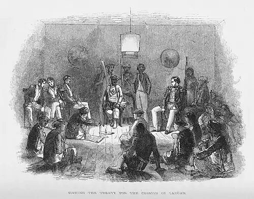 Signing of the Treaty of Labuan 18 Dec 1846[35]