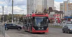Trolleybus "Admiral" on Moscow avenue, route 8T, 2024