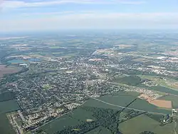Aerial view of Troy and Concord Township