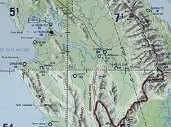 Map of Tuira river area