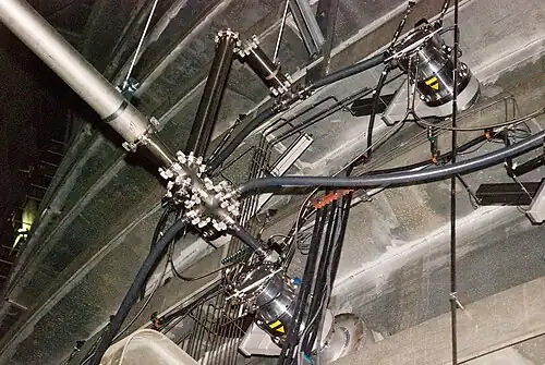 NASA's SPF thermal-vac chamber turbo molecular pumps