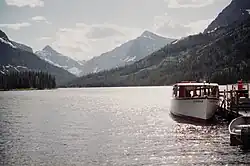 Sinopah Boat at Two Medicine Lake in 2019