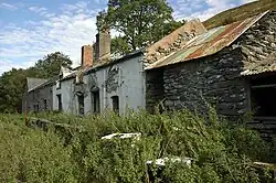 Tyddyn Tyfod a ruined Welsh Tyddyn