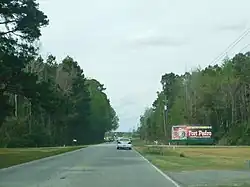 Driving northbound on US 301-501 just before entering Hamer.