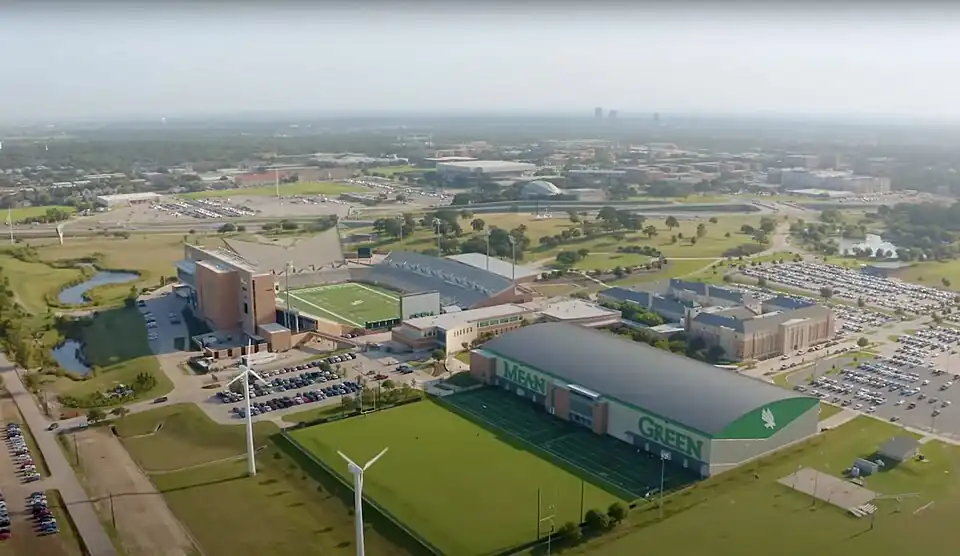 The football facilities of Mean Green.