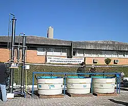 Photograph of the USI bioethanol plant in Brazil