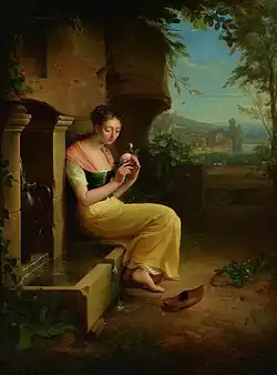 A Young Village Woman by Jean Antoine Laurent