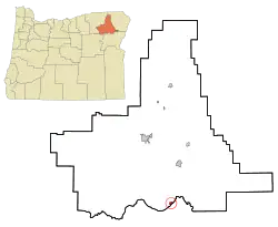 Location in Oregon