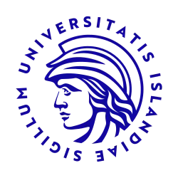 Seal of the University of Iceland.