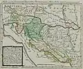 "Turkish Croatia" (Türkisch Croatien) and "Turkish Dalmatia" (Türkisch Dalmatien) on an Austro-Hungarian military map from 1813.