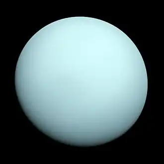 Image 13 Uranus Photo: NASA/JPL/Voyager 2 mission Uranus is the seventh planet from the Sun and the fourth most massive in the Solar System. In this photograph from 1986 the planet appears almost featureless, but recent terrestrial observations have found seasonal changes to be occurring. More selected pictures