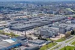 An aerial photograph of Urmas