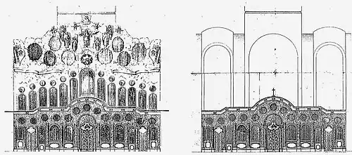 iconostasis drawings