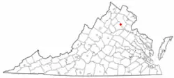 Location of Remington, Virginia
