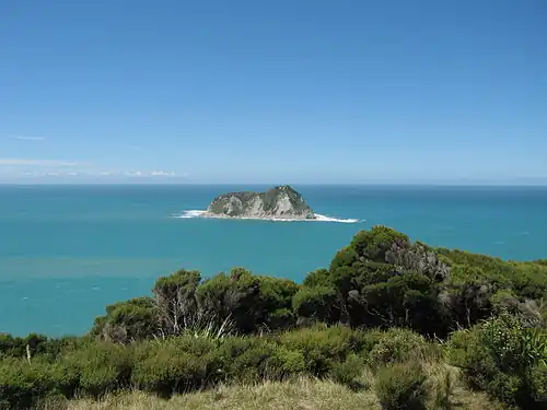 Looking from East Cape towards Whangaokeno / East Island