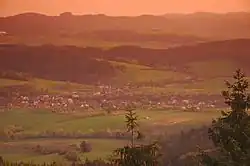 View from the southwest