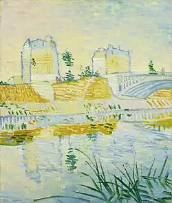 Bridge of Asnières also The Seine with the Pont de Clichy 1887 Private Collection (F303)