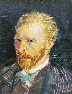 Self-Portrait, Autumn 1887 Oil on canvas, 47 × 35&nbsp;cm Musée d'Orsay, Paris (F320)