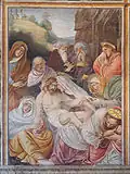 Ferrari fresco panel:Lamentation of Christ