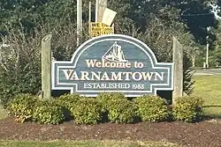 Welcome to Varnamtown Sign