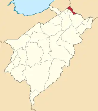 Location in Mérida