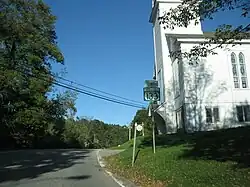 Vermont Route 133 heading northward through Pawlet