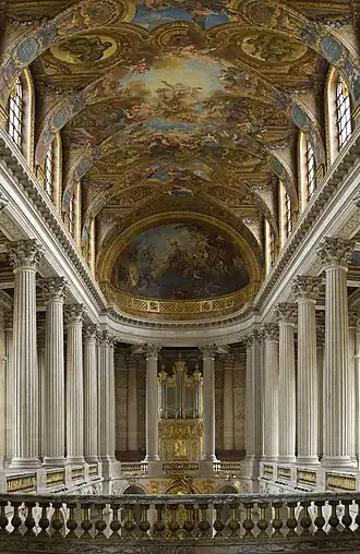 Chapel of the Palace of Versailles, 1696–1710[191]