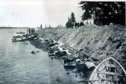 Victims of General Slocum washed ashore at North Brother Island