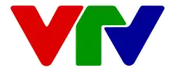 Shown is the logo of the state broadcaster Vietnam Television.