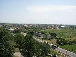 View of Ardud from the fortress (2012)