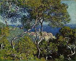 View of Bordighera, 1884. Chicago Art Institute