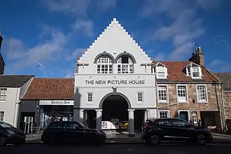 Elevation view of The New Picture House, from the South.