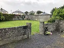 View of the mass grave at the Bon Secours Mother and Baby Home, Tuam, County Galway