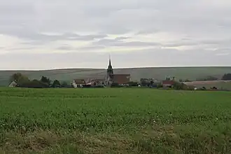 A general view of Chéry-Chartreuve
