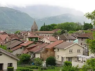 The village of Goncelin
