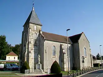 The church of Saint-Germain-d'Auxerre, in Villeron