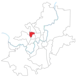 Location of Justiniškės