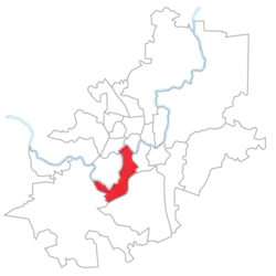 Location in Vilnius