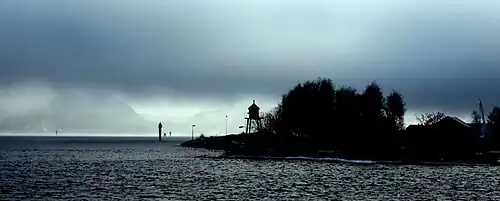 View from the fjord (Jan 2009) Credit: Håvard Selby Ebbestad