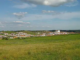 A view of the main village of Santo Aleixo