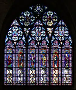 West window from Saint-Urbain, Troyes (c. 1900)