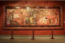 North, Central and South spring garden, lacquer, Fine Arts Museum of Ho Chi Minh city]]