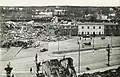 The ruins of the station building in autumn 1942.