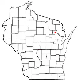 Location of Riverview, Wisconsin