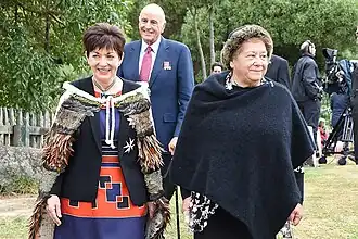Governor General Dame Patsy Reddy and Rānui Ngārimu (2019)