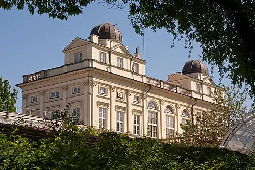 South-West view of the building.