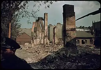 Warsaw after German bombardment in September 1939