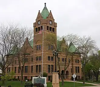 Waseca County Courthouse, Waseca, Minnesota, 1896–97.